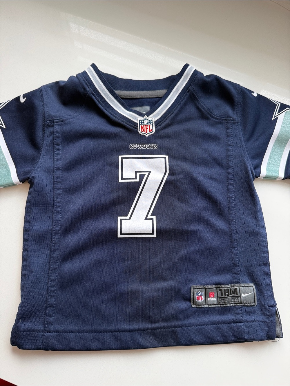 NFL Dallas Cowboys Youth Navy #7 Football Jersey